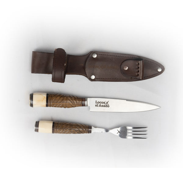 Locos x El Asado Knife and fork set